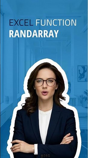 Excel RANDARRAY Function Explained in Seconds #excel #shorts