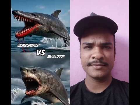 The Megalodon Battles Every Apex Predator in the Sea! #usashorts#oceanbattle #vs