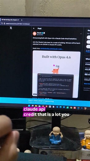 Win $100k claude credits.. comment link to get this.. #coding #hackathon #hackathon2026 #viral #ai