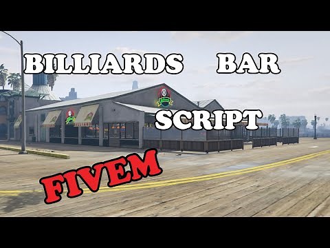 FiveM | QB-CORE Billiards Bar Job Script | The Club RP | Tutorial