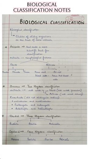 💁Bio notes in bits🤗🪴#biology #notes #learning #study #shorts #fun #class11biology #biologynotes