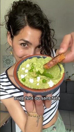 Pea, Mint & Feta Hummus 🌿 A fresh and super easy recipe! #recipe #food