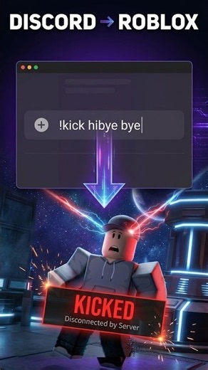 I built a Discord bot that can kick you from Roblox… #shorts #discord #discordbot