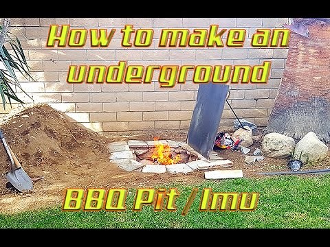 Underground BBQ Pit How To