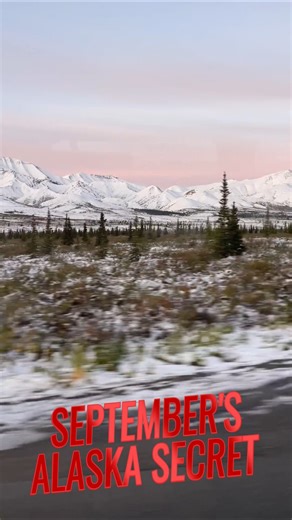 Why do professional photographers consider September the ultimate month for Alaska?