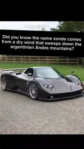Did you know the name Zonda comes from a dry wind that sweeps down the Argentinian Andes mountains.?