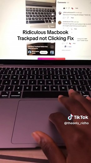 Ridiculous Macbook Trackpad Not Clicking Fix
