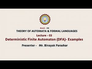 Theory of Automata & Formal Languages | Deterministic Finite Automaton (DFA)- Examples |AKTU Digital