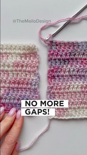 Discover Double Crochet Straight Edge! No More Gaps!