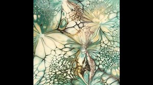 Awesome art therapy with free YouTube tutorials @gillykubeart | Acrylic art by Gilly Kube