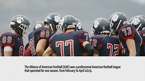 What Is Alliance Of American Football