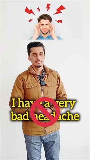 Stop Saying “Very Bad Headache” Speak Like a Native! #english
