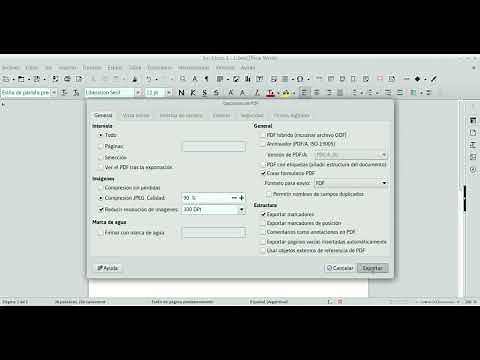 cómo pasar del formato ODT a PDF