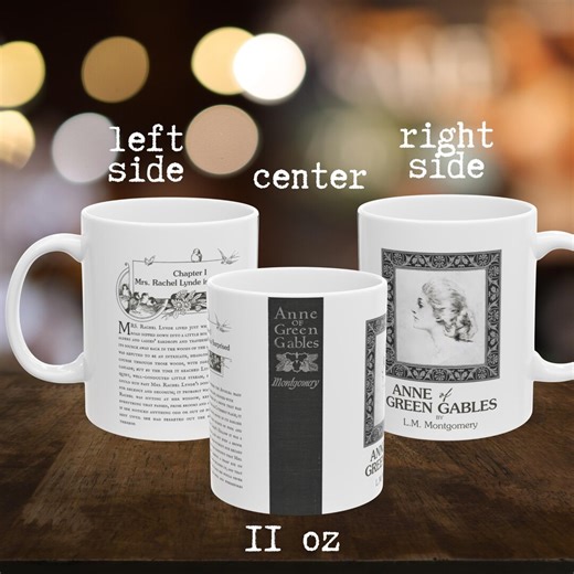 Anne of Green Gables Mug | Vintage Book Illustration Coffee Mug | L.M. Montgomery Literary Gift | Avonlea Tea Cup - Etsy