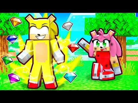 Playing As A PROTECTIVE SUPER SONIC In Minecraft!