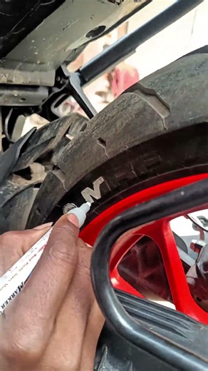 mt 15 🏍️ tyre paint white colour 💥#viral #bike #youtubeshorts #explore #boost