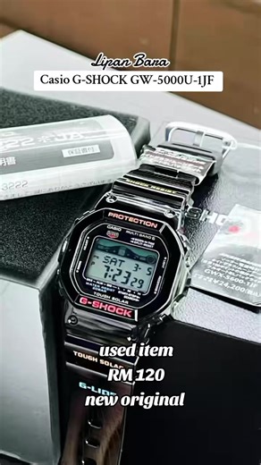 Casio G‑SHOCK GW‑5000U‑1JF #fyp #viral #gshockmalaysia #gshockwatch #gshockoriginal