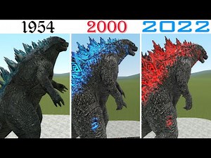 EVOLUTION of GODZILLA in Garry's Mod (1954-2022) (Godzilla Animation)