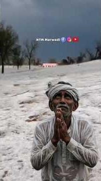 😭राजस्थान में ओलावृष्टि | 4 महीनों की मेहनत बर्बाद #Farmers #Hailstorm #RainDamage #CropLoss