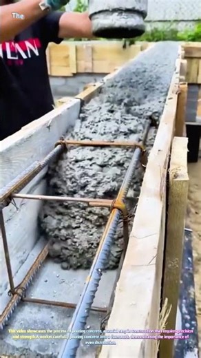 Concrete Pouring Process 🏗🔨