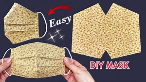 New Style Beautiful 3D Mask Idea! Diy Breathable Face Mask Sewing Tutorial | | P&K Handmade