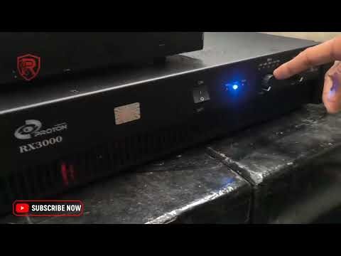 New RX3000 3000 WATTS NX AUDIO AMPLIFIER COMPLETE CONNECTION AND TESTING
