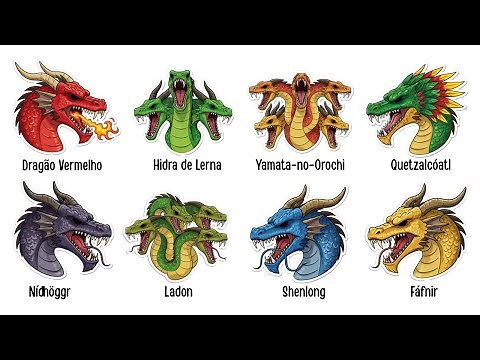 Cada Dragão Mitológico Explicado em 13 minutos (part 1)