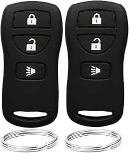 Silicone Smart Key Fob Cover Remote Case Keyless Protector Jacket for Nissan KBRASTU15 CWTWB1U733