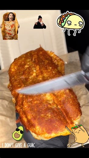 Crusted Cheesy Burrito ASMR Experience