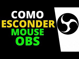 COMO Esconder Ponteiro do Mouse Obs