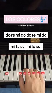 200K views · 2.7K reactions | Los Colores #piano #pianotutorial #pianolesson #short #pianomusicalite | Piano Musicalité | Facebook