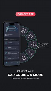 💰 Code, Diagnose, Service & Monitor – 50% Off! Carista lets you customize, run diagnostics, access live data & perform maintenance from your phone! 💰 Get the Carista App now for 50% off! | Carista