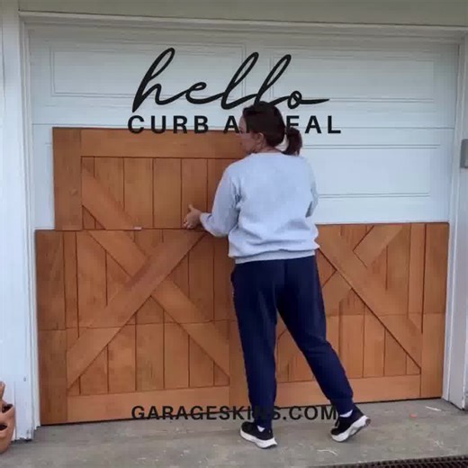 Is your garage door in need of a facelift? Transform it with GarageSkins panel systems! Multiple styles and colors available. Order today at GarageSkins.com | GarageSkins