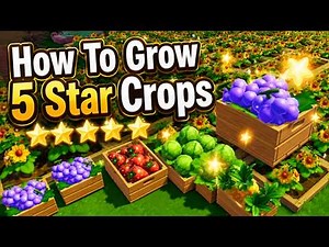 How to Grow 5 Star Crops in Heartopia 🌱 Complete Farming Guide