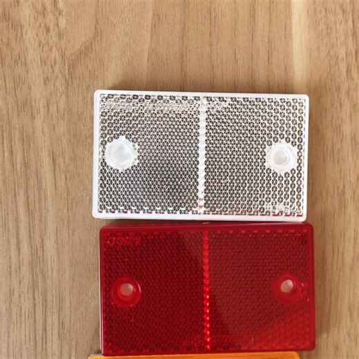 Rear Truck Trailer Automotive reflector with screw or tape