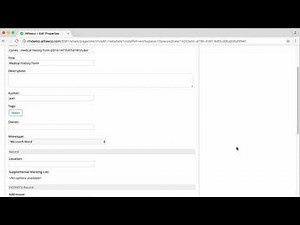 Alfresco Governance Services 2.6 - Edit record metadata