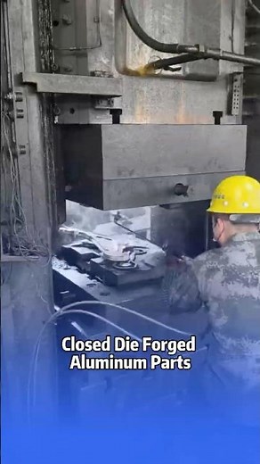 How Closed Die Forged Aluminum Parts Are Made#closeddieforging #aluminumforging #foring