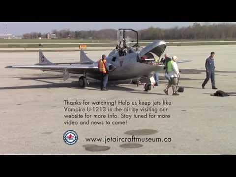 De Havilland Vampire First Flight - Jet Aircraft Museum