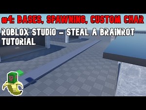 How To Make A Steal A Brainrot Game - Roblox Studio Ep4