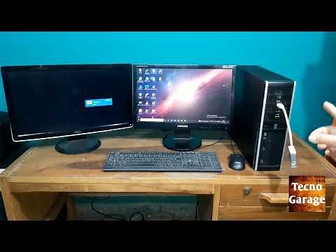 Como conectar Monitor de PC por puerto USB