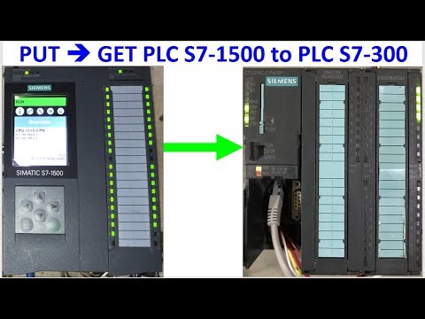 PLC S7-1500 PUT data to PLC S7-300 via ethernet cable