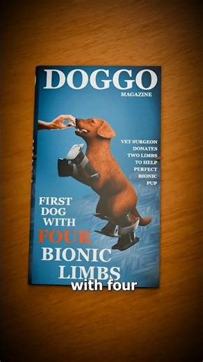 First dog ever with 4 bionic legs