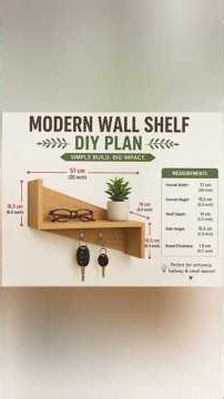 Moderan Style Corner 🧱 Wall Shelve | 🪵 Woodworking Ideas | Shelve New Style 2026 | Wood 🪵 Rack | DIY