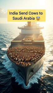 India Sends Animal Ship to Saudi for Eid 🐄🚢 . . . . . #facts #reelsvideo #viral #trending #amazingfacts | Fact Albert
