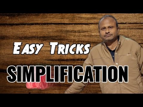 EASY TRICKS OF SIMPLIFICATION #maths #easytrick #tricks #simplification