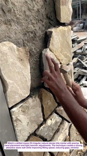 Stone Masonry Technique Looks Simple But It Takes Serious Skill