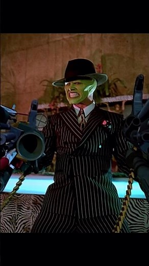 The Mask Turns the Tables in a Wild Showdown with Dorian | The Mask (1994)#movie #shorts