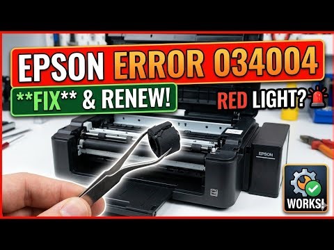 How to fix Error 034004 in Epson Printer? | 034004 Error Solution Hindi