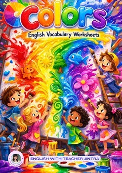 Colors Vocabulary Worksheets | ESL Activities for Kindergarten & Primary
