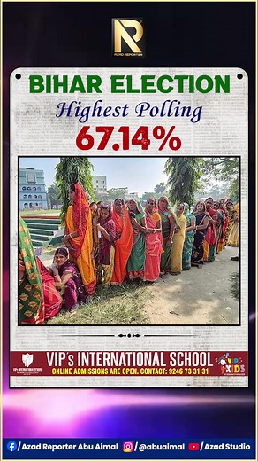 #Bihar_Election #Short_News #AbuAimalAzad #Hyderabad | Azad Reporter Abu Aimal